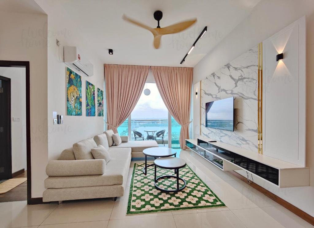 Paragon Suites Living Room